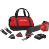 imageCRAFTSMAN V20 Cordless MultiTool Oscillating Tool Kit 16 Piece Kit with Blades Sand Paper Battery and Charger Included CMCE500D1