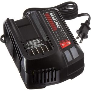 imageCRAFTSMAN V20 Battery Charger LED Charging Indicator Compatible with all CRAFTSMAN V20 Power Tool and Outdoor Tool Batteries CMCB104Single Port Charger