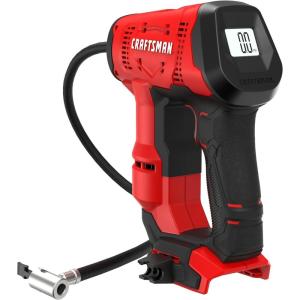 imageCRAFTSMAN V20 Cordless Tire Inflator Up to 150 PSI with Digital Pressure Gauge Bare Tool Only CMCE521B