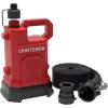 imageCRAFTSMAN 14 HP Fiberglass Reinforced Thermoplastic Fully Submersible Water Utility TransferRemoval Pump Efficient MultiUse Electric Water Pump 15 Ft Cord 2500 GPH12 HP
