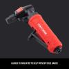 imageCRAFTSMAN 14in Angle Die Grinder with Spindle Lock 21000 RPM HighSpeed Power Angled Head for Tight Areas Builtin Muffler Ergonomic Insulated Handle