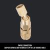 imageCRAFTSMAN 14in Universal Swivel Coupler Female 360Degree Rotation Brass Construction Industrial ampamp Automotive Compatibility