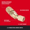 imageCRAFTSMAN 14in Universal Swivel Coupler Female 360Degree Rotation Brass Construction Industrial ampamp Automotive Compatibility