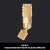 imageCRAFTSMAN 14in Universal Swivel Coupler Female 360Degree Rotation Brass Construction Industrial ampamp Automotive Compatibility