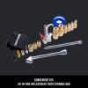 imageCRAFTSMAN 18Piece Air Compressor Accessory Kit Includes Blow Gun Tire Inflator Brass Fittings and Storage Bag