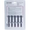 imageCRAFTSMAN 5Piece Air Chisel Set 0401in Shank Hardened Alloy Steel Variety of Chisel Heads for Multiple Applications
