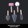 imageCRAFTSMAN 5Piece Grinding Stones 14Inch Shank 25000 RPM for Angle and Die Grinders MultiMaterial