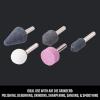 imageCRAFTSMAN 5Piece Grinding Stones 14Inch Shank 25000 RPM for Angle and Die Grinders MultiMaterial