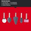 imageCRAFTSMAN 5Piece Grinding Stones 14Inch Shank 25000 RPM for Angle and Die Grinders MultiMaterial