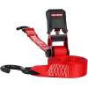 imageCRAFTSMAN CMXAZBS15004 BlackRed 1quot x 12 Ratchet Tie Down Straps  LightMidWeight Duty 1500 lb Break Strength 4 Pack4 Pack