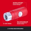 imageCRAFTSMAN Push Button Coupler Female 14in NPT Industrial and Automotive Plug Compatibile QuickDisconnect