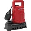 imageCRAFTSMAN 12 HP Fiberglass Reinforced Thermoplastic Fully Submersible Sump Pump Efficient MultiUse Electric Water Pump PiggyBack Vertical Float Switch 10 Ft Cord 4100 GPH12 HP