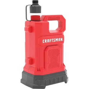 imageCRAFTSMAN 14 HP Fiberglass Reinforced Thermoplastic Fully Submersible Water Utility TransferRemoval Pump Efficient MultiUse Electric Water Pump 15 Ft Cord 2500 GPH12 HP