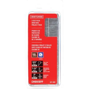 imageCRAFTSMAN Brad Nails 18GA Project Pack CMBN18PP