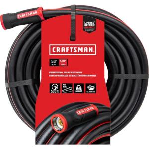 imageCraftsman 58 in D X 50 ft L Heavy Duty Professional Grade Garden Hose