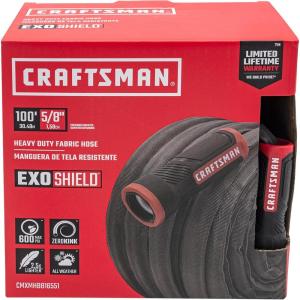 imageCraftsman HeavyDuty Fabric Hose 100 Ft x 58 In
