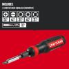 imageCRAFTSMAN 4V Electric Screwdriver Set 300 RPM MicroUSB Charging Port 3Stage Battery Charge Indicator CMHT66718B20