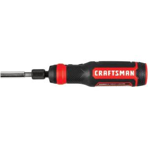 imageCRAFTSMAN 4V Electric Screwdriver Set 300 RPM MicroUSB Charging Port 3Stage Battery Charge Indicator CMHT66718B20