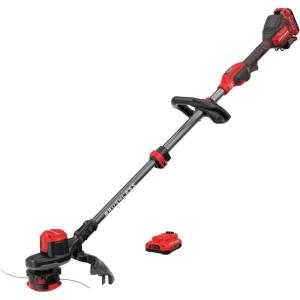 imageCraftsman V20 WEEDWACKER Cordless String Trimmer with Quickwind 13Inch CMCST920D2 Grey Black ampamp redw Cordless Starter Kit  OLD VERSION