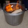imageCRAFTSMAN 195quot Smokeless Wood Fire Pit Portable Stainless Steel Camping RVing Backyard Bonfire fire Pit