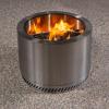 imageCRAFTSMAN 195quot Smokeless Wood Fire Pit Portable Stainless Steel Camping RVing Backyard Bonfire fire Pit