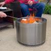 imageCRAFTSMAN 195quot Smokeless Wood Fire Pit Portable Stainless Steel Camping RVing Backyard Bonfire fire Pit