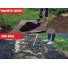 imageCRAFTSMAN 2Piece Garden Tool Set with Transfer Shovel and Bow Rake Fiberglass Handles Cushion Grips for Landscaping Gardening ampamp Yardwork