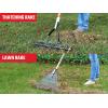 imageCRAFTSMAN 2Piece Raking Set with Lawn ampamp Thatching Rakes Wood Handles with Cushion Grips for Leaves Dethatching Dead Grass Cultivating