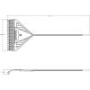 imageCRAFTSMAN 2Piece Raking Set with Leaf ampamp Lawn Rakes Fiberglass ampamp Rubber Coated Handles Cushion Grips for Leaves Thatching Dethatching