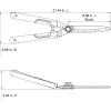 imageCRAFTSMAN CMXMCBA1511 8 in Wavy Blade Hedge Shears with Soft Grip Handles RedWavy Blade Hedge Shears
