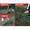 imageCRAFTSMAN CMXMKIT0040 3Piece Long Wood Handle Weeding Tool Set with Weeding Hoe 2Prong Hoe and Grass Weed Cutter