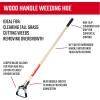 imageCRAFTSMAN CMXMKIT0040 3Piece Long Wood Handle Weeding Tool Set with Weeding Hoe 2Prong Hoe and Grass Weed Cutter