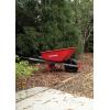 imageCRAFTSMAN CMXMKIT0110 2Piece Garden Set with Fiberglass Handle Digging Shovel ampamp 6 Cubic Feet Steel Tray Wheelbarrow Red