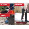 imageCRAFTSMAN CMXMKIT0130 4Piece Outdoor Tool Set with DGrip Poly Scoop Shovel Rake Squeegee Push Broom ampamp 6 Cubic Ft Wheelbarrow Red3Piece Winter CleanUp Pack