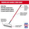imageCraftsman 2Piece Garden Tool Set with Digging Shovel and Bow Rake Fiberglass Handles Cushion Grips for Landscaping Gardening ampamp Construction
