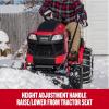 imageCraftsman CMXGZBF7124441 42Inch Snow Blade Snowblade Black