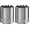 imageCRAFTSMAN Shallow Socket SAE 12Inch Drive 916Inch 12Point CMMT475031516 Pack of 2