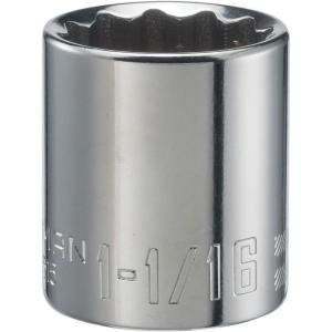 imageCRAFTSMAN Shallow Socket SAE 12Inch Drive 916Inch 12Point CMMT475031116