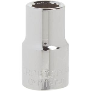 imageCRAFTSMAN Shallow Socket SAE 12Inch Drive 916Inch 12Point CMMT47503716