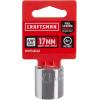 imageCRAFTSMAN Shallow Socket Metric 38Inch Drive 17mm 6Point CMMT43548