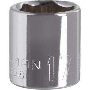 imageCRAFTSMAN Shallow Socket Metric 38Inch Drive 17mm 6Point CMMT43548