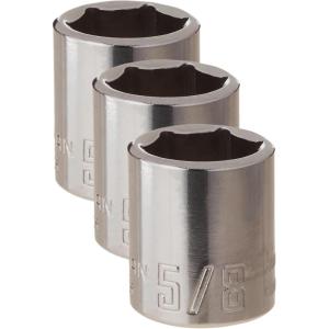 imageCRAFTSMAN Shallow Socket SAE 38Inch Drive 916Inch 6Point CMMT4300458 Pack of 3