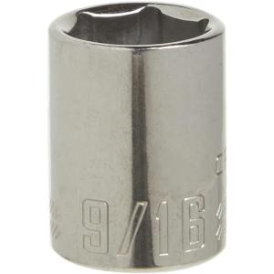 imageCRAFTSMAN Shallow Socket SAE 38Inch Drive 916Inch 6Point CMMT430046 Count Pack of 1