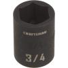 imageCRAFTSMAN Shallow Impact Socket SAE 12Inch Drive 78Inch CMMT1585634 Inch Pack of 6