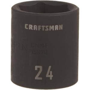 imageCRAFTSMAN Shallow Impact Socket Metric 12Inch Drive 24mm CMMT1587024 MM
