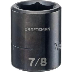 imageCRAFTSMAN Shallow Impact Socket SAE 12Inch Drive 78Inch CMMT1585678