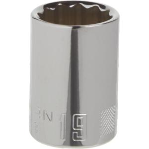 imageCRAFTSMAN Shallow Socket Metric 12Inch Drive 19mm 12Point CMMT4423819 MM