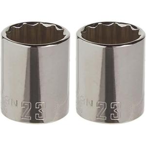 imageCRAFTSMAN Shallow Socket Metric 12Inch Drive 19mm 12Point CMMT4423823 MM Pack of 2