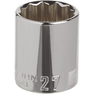 imageCRAFTSMAN Shallow Socket Metric 12Inch Drive 19mm 12Point CMMT4423827 MM