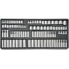 imageCRAFTSMAN Mechanics Tool Set SAE and Metric 12 14 and 38 Drive Sizes 298Piece CMMT12039NEW 298 Piece Set